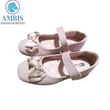  Giày búp bê nơ gắn khóa AMBQ_423_HOG 