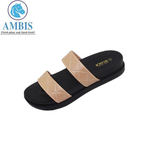  dép nữ 2 quai ngang DORA.04_KEM 