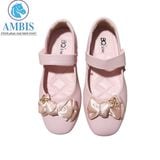  Giày búp bê nơ gắn khóa AMBQ_423_HOG 
