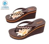  Dép xốp nữ DXW197200_NAU_38 