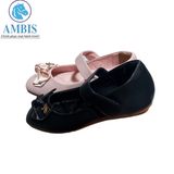  Giày búp bê nơ gắn khóa AMBQ_423_HOG 