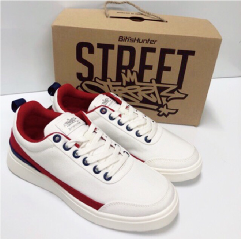  Giày Thể Thao Nam Biti's Hunter Street Dusty White DSMH01300 