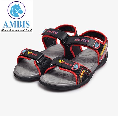  Sandal si cao su bé trai DRN032700_DEN 