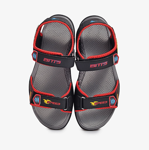  Sandal si cao su bé trai DRN032700_DEN 