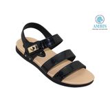  Sandal nữ Bitas đế bằng SYN.161_DEN_39 
