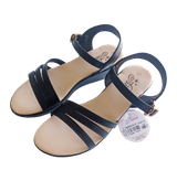  Dép sandal nữ 5cm DPW068188_DEN 