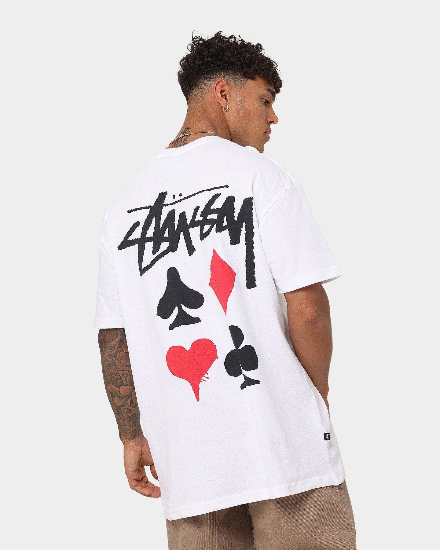  1145 - HÀNG CHÍNH HÃNG - ÁO THUN STUSSY -  STUSSY FULL DECK 2 - WHITE 