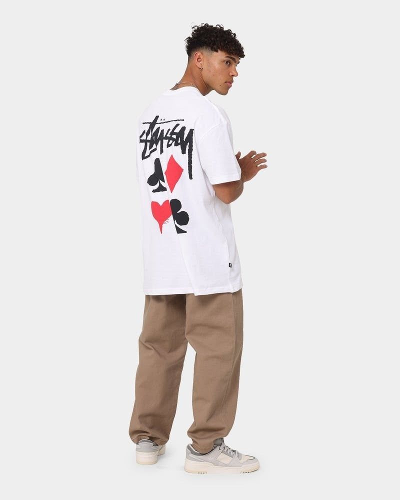  1145 - HÀNG CHÍNH HÃNG - ÁO THUN STUSSY -  STUSSY FULL DECK 2 - WHITE 