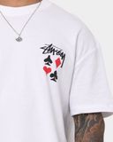  1145 - HÀNG CHÍNH HÃNG - ÁO THUN STUSSY -  STUSSY FULL DECK 2 - WHITE 