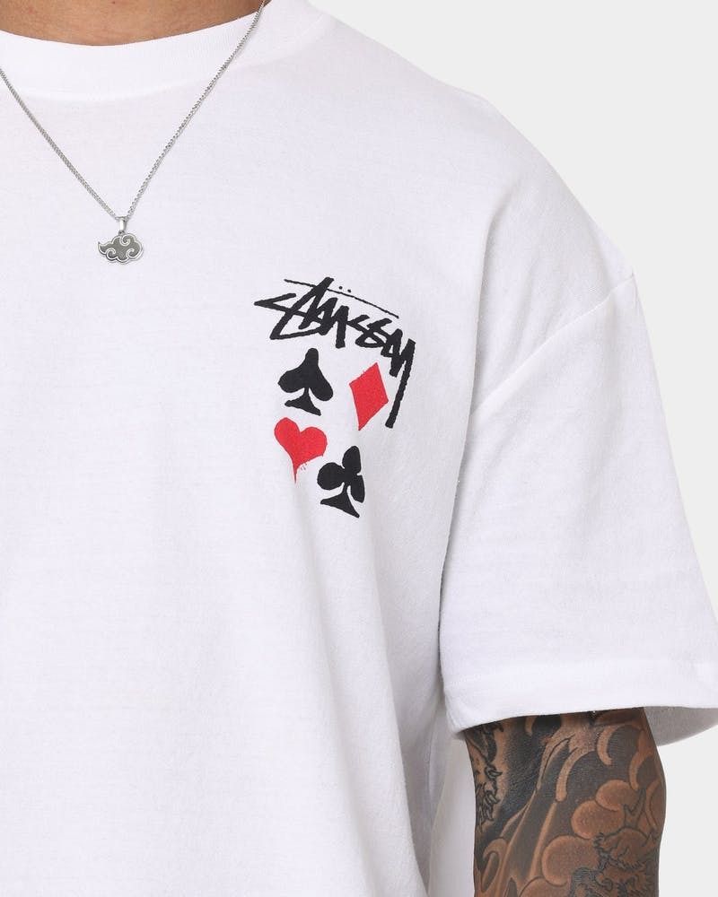  1145 - HÀNG CHÍNH HÃNG - ÁO THUN STUSSY -  STUSSY FULL DECK 2 - WHITE 