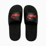  0419 - HÀNG CHÍNH HÃNG - DÉP PUMA COOL CAT ĐEN ĐỎ - *BLACK/RED LOGO* - Code: 371023 02 