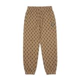 0455 - HÀNG CHÍNH HÃNG - Quần Training Pant MLB Monogram New York Yankees --- Màu CREAM --- *Authentic* 