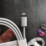  0230 - *HÀNG CHÍNH HÃNG* Dây Sạc Bọc Dù Apple Trắng - TypeC to Lightning - Auth 