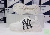  0163 - HÀNG CHÍNH HÃNG - GIÀY SNEAKER MLB CHUNKY NEW YORK MONOGRAM LT - *BLACK LOGO* - 2021** - Code: 32SHCM011 