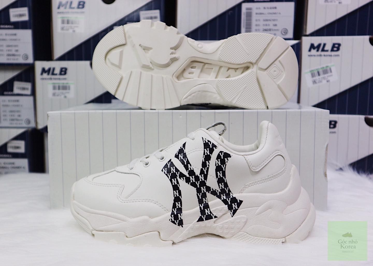 GIÀY BIG BALL CHUNKY MONOGRAM LT NEW YORK YANKEES  Dope Shop  Dopevncom