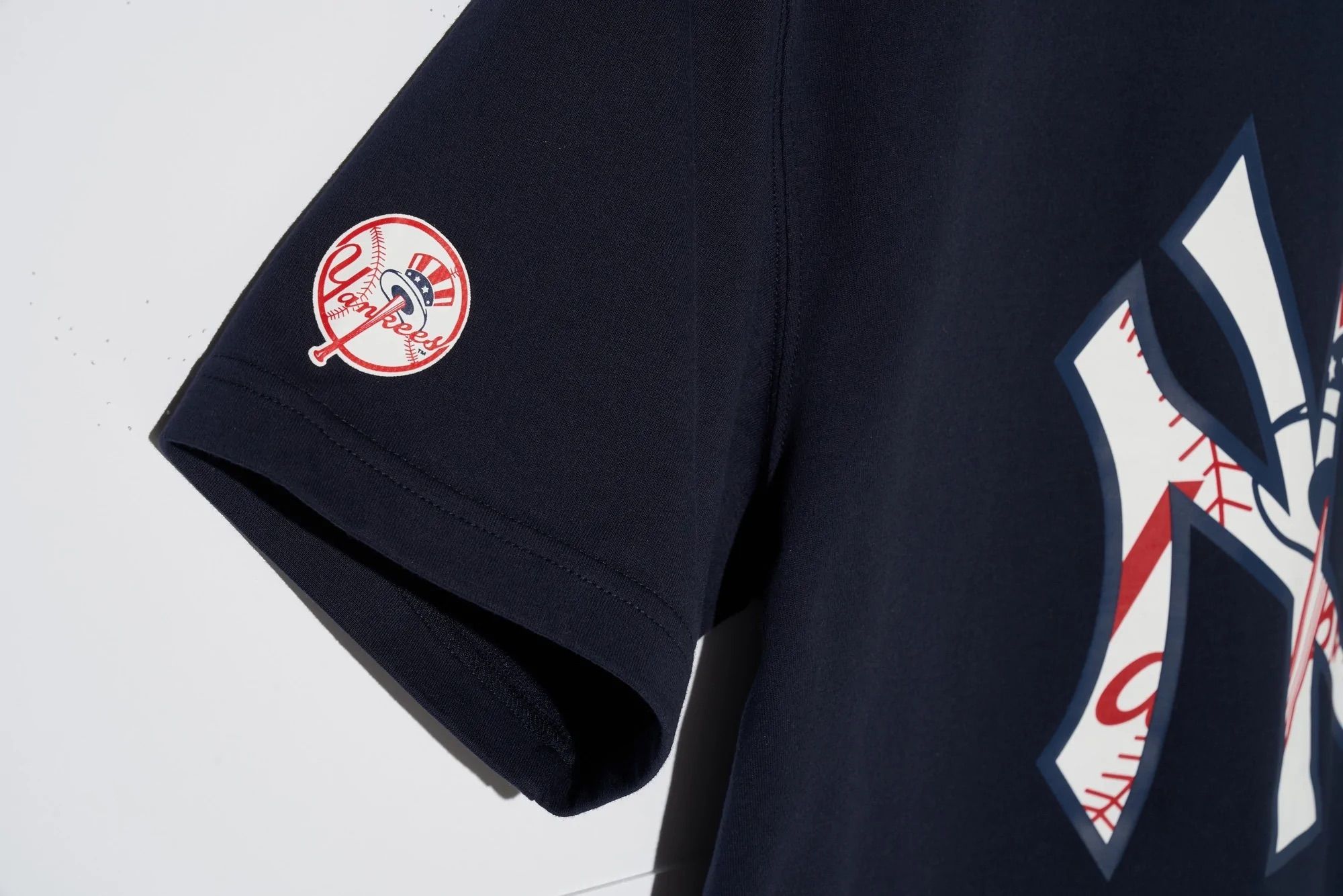  0464 - [CHÍNH HÃNG]  ÁO THUN NEW ERA - NY *Xanh - Cờ Mỹ* 