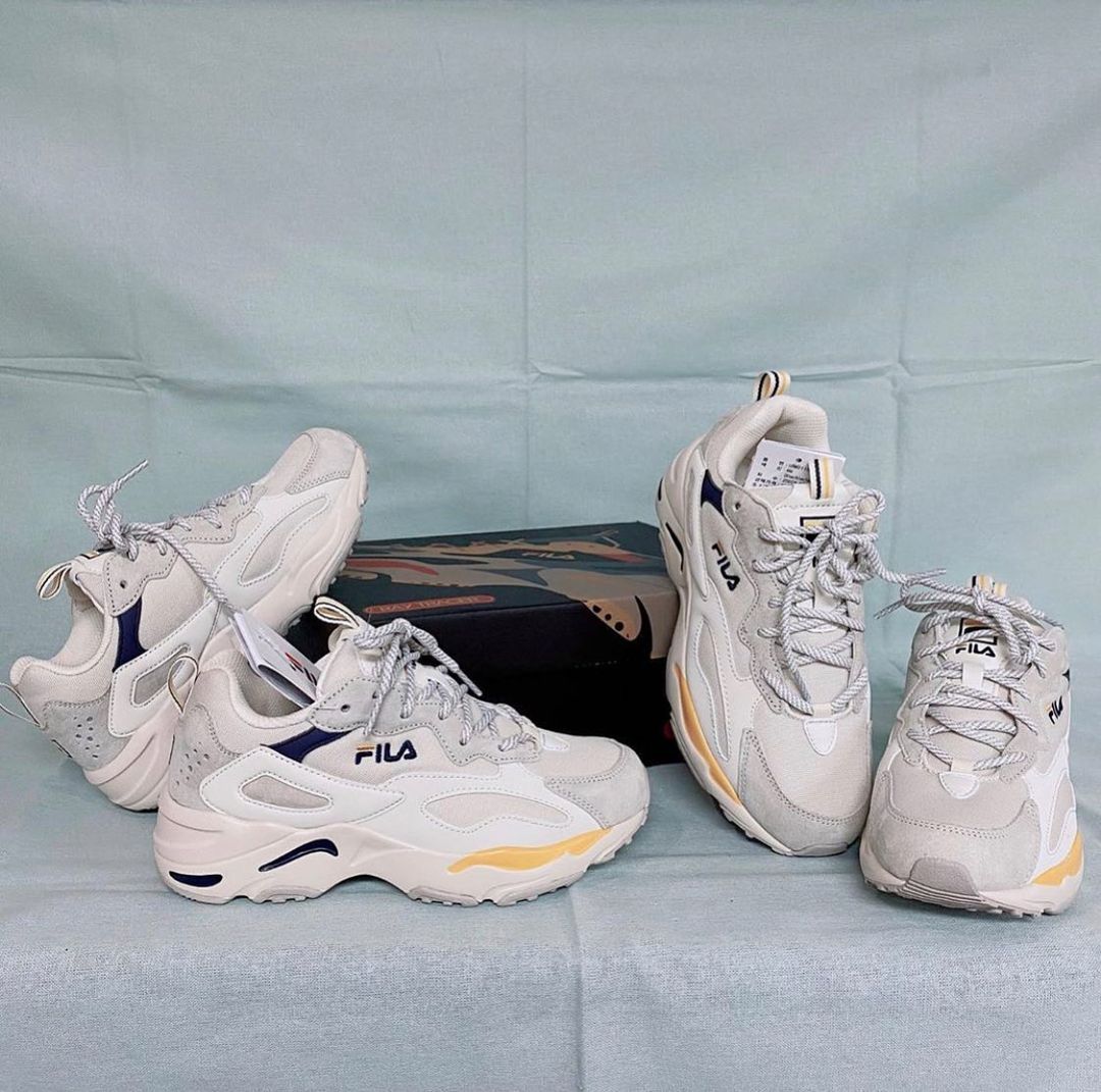  0201 - HÀNG CHÍNH HÃNG - GIÀY FILA RAY TRACER BTS VÀNG - *YELLOW* - 2021** - Code: 1RM01153 