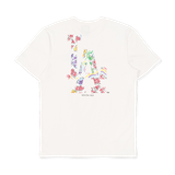  1067 - HÀNG CHÍNH HÃNG - ÁO THUN NEW ERA - WATERCOLOR FLORAL LA YANKEES - TRẮNG - CODE: 13527216 