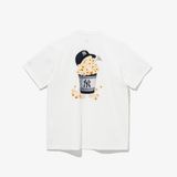  0916 - HÀNG CHÍNH HÃNG - ÁO THUN NEW ERA  - NY BẮP RANG  * TRẮNG * CODE : 13697649 