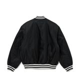  2677 - HÀNG CHÍNH HÃNG - ÁO KHOÁC BOMBER PHAO NEW ERA CHICAGO - BLACK - CODE: 14397917 