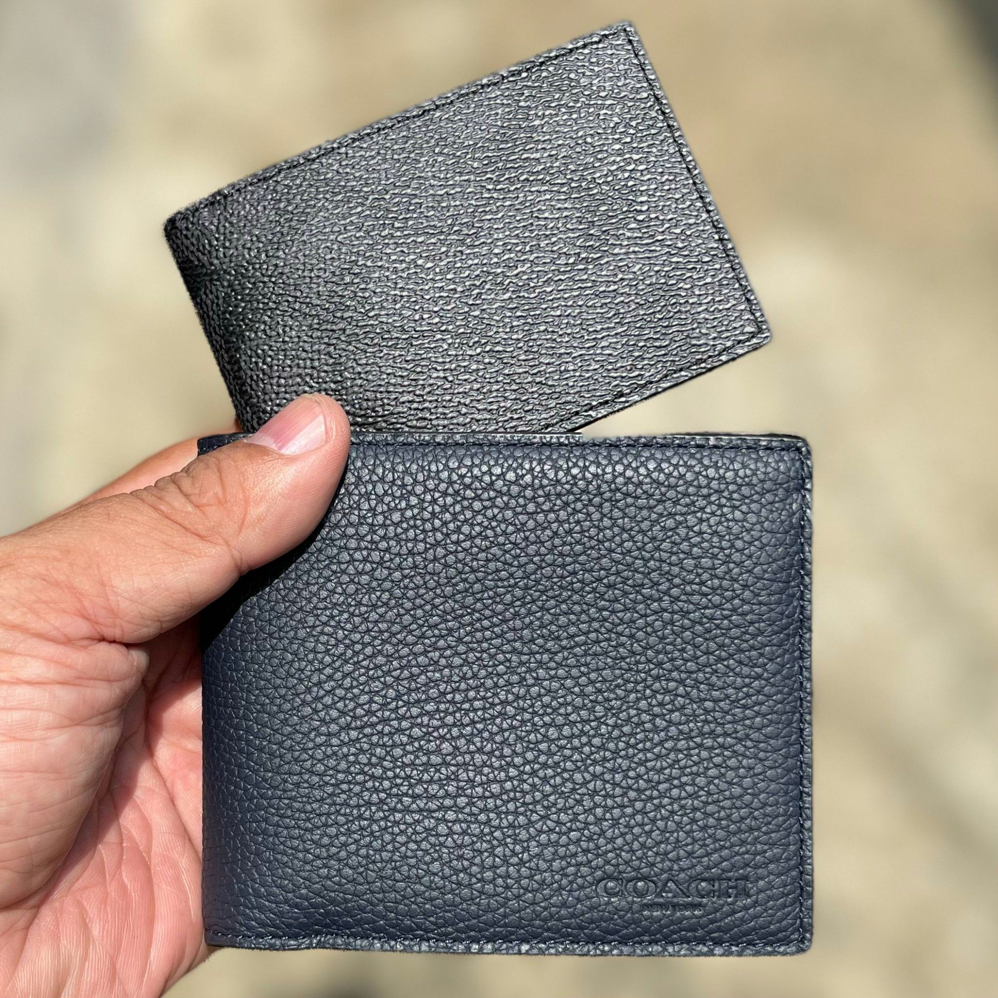  03966 - HÀNG CHÍNH HÃNG - VÍ COACH Nam NGẮN 850K - 3 in 1 