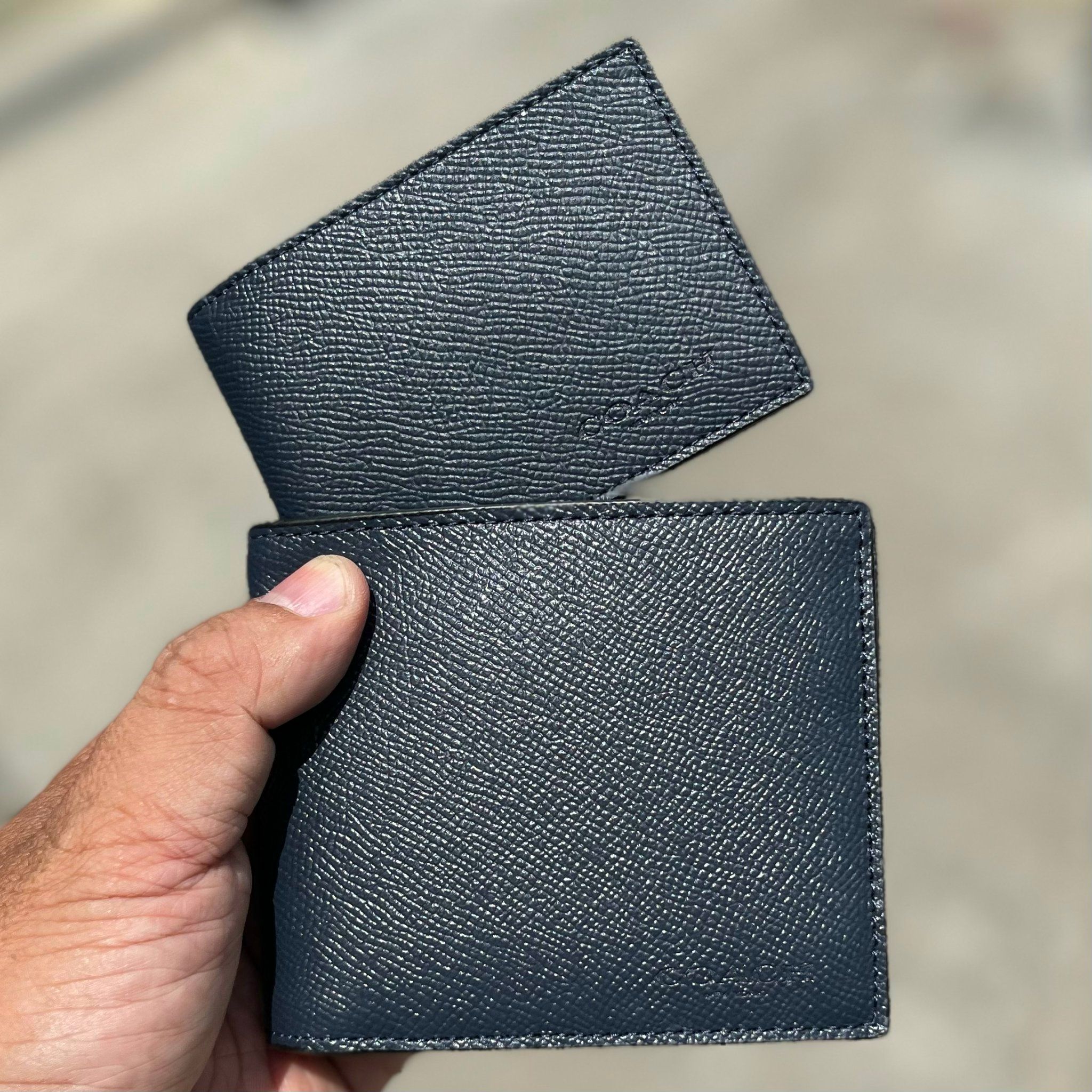  03966 - HÀNG CHÍNH HÃNG - VÍ COACH Nam NGẮN 850K - 3 in 1 