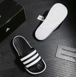  0195 - HÀNG CHÍNH HÃNG - DÉP ADIDAS DURAMO SL SLIDE - ĐEN SỌC TRẮNG - *BLACK/WHITE* - 2021** - Code: FY8786 