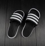  0195 - HÀNG CHÍNH HÃNG - DÉP ADIDAS DURAMO SL SLIDE - ĐEN SỌC TRẮNG - *BLACK/WHITE* - 2021** - Code: FY8786 