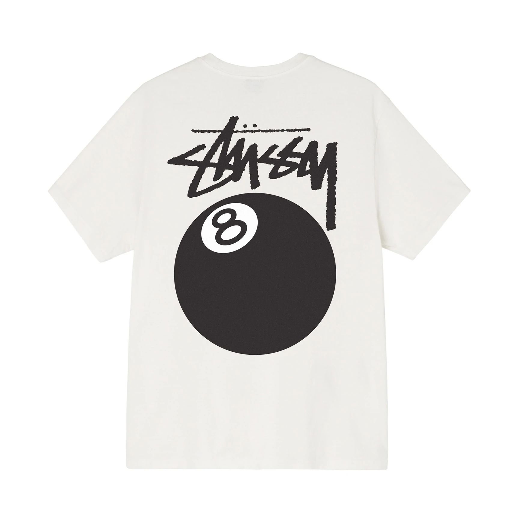  1488 - HÀNG CHÍNH HÃNG - ÁO THUN STUSSY - STUSSY BALL 8 TEE - WHITE - 