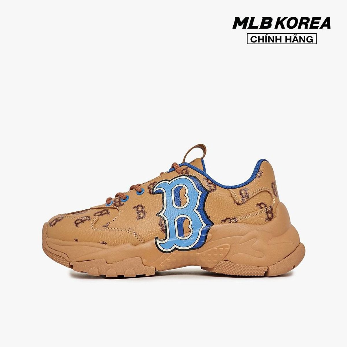  0864 - HÀNG CHÍNH HÃNG - GIÀY SNEAKER MLBSAFFIANO DIAMOND - NÂU ĐẬM - * BROWN  * Code: 3ASHMNP3N 43BRN 