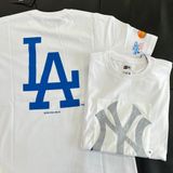  0849 - HÀNG CHÍNH HÃNG - ÁO THUN NEW ERA - YANKEES RIVARY (2 LOGO) *TRẮNG* - WHITE - Code: 13334707 