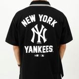  1256 - HÀNG CHÍNH HÃNG - ÁO POLO NEW ERA - NY YANKEES - ĐEN - CODE: 13516808 