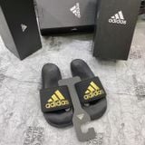  0329 - HÀNG CHÍNH HÃNG - DÉP ADIDAS CLOUDFOAM COMFORT - BIG LOGO - GOLD  (5) - Code: EG1850 
