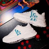  1266 - HÀNG CHÍNH HÃNG - GIÀY SNEAKER MLB BIG BALL CHUNKY - LA 3D BLOCK - *WHITE/MINT* - CODE: 32SHCD111-07I 