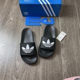  0925 - *CHÍNH HÃNG* Dép Adidas Lite - Đen logo cỏ ba lá - Code: EG8271 