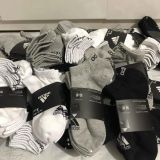  0409 - HÀNG CHÍNH HÃNG - VỚ ADIDAS - CỔ THẤP -  *BLACK/WHITE* 