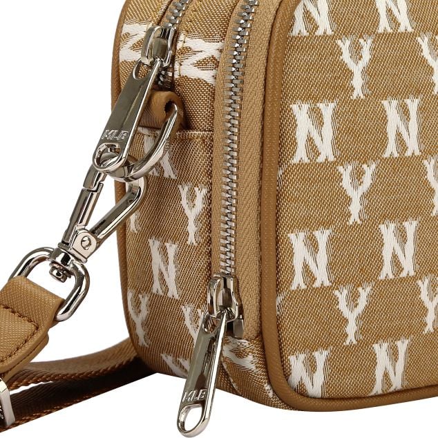 DooDee Shopping - MLB JACQUARD MONOGRAM CROSS BAG NEW YORK