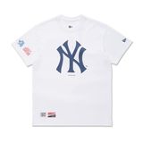  0849 - HÀNG CHÍNH HÃNG - ÁO THUN NEW ERA - YANKEES RIVARY (2 LOGO) *TRẮNG* - WHITE - Code: 13334707 