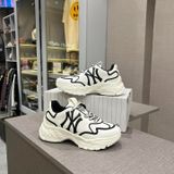  1164 - HÀNG CHÍNH HÃNG - GIÀY SNEAKER MLB BIG BALL CHUNKY - A Line New York Yankees  - *TRẮNG* - Code: 3ASHCLS2N-50BKS 