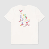  1067 - HÀNG CHÍNH HÃNG - ÁO THUN NEW ERA - WATERCOLOR FLORAL LA YANKEES - TRẮNG - CODE: 13527216 