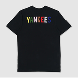  1072 - HÀNG CHÍNH HÃNG - ÁO THUN NEW ERA - NY YANKEES BẢY MÀU - ĐEN - CODE: 13527265 
