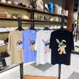  1158 - HÀNG CHÍNH HÃNG - ÁO THUN MLB - NEW YEAR RABBIT - TRẮNG  - CODE: 3ATSQ0131-50CRS 