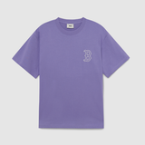  1303 - HÀNG CHÍNH HÃNG - ÁO THUN MLB - BASIC MEGA LOGO B - TÍM - CODE: 3ATSB0433-43LDD 