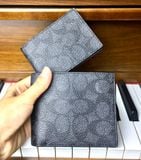  03966 - HÀNG CHÍNH HÃNG - VÍ COACH Nam NGẮN 850K - 3 in 1 