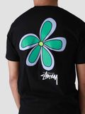  1134 - HÀNG CHÍNH HÃNG - ÁO THUN STUSSY -  STUSSY FLOWER - BLACK 