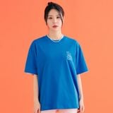  1300 - HÀNG CHÍNH HÃNG - ÁO THUN MLB - BASIC MEGA LOGO LA DODGERS - XANH BLUE - CODE: 3ATSB0433-07BLS 