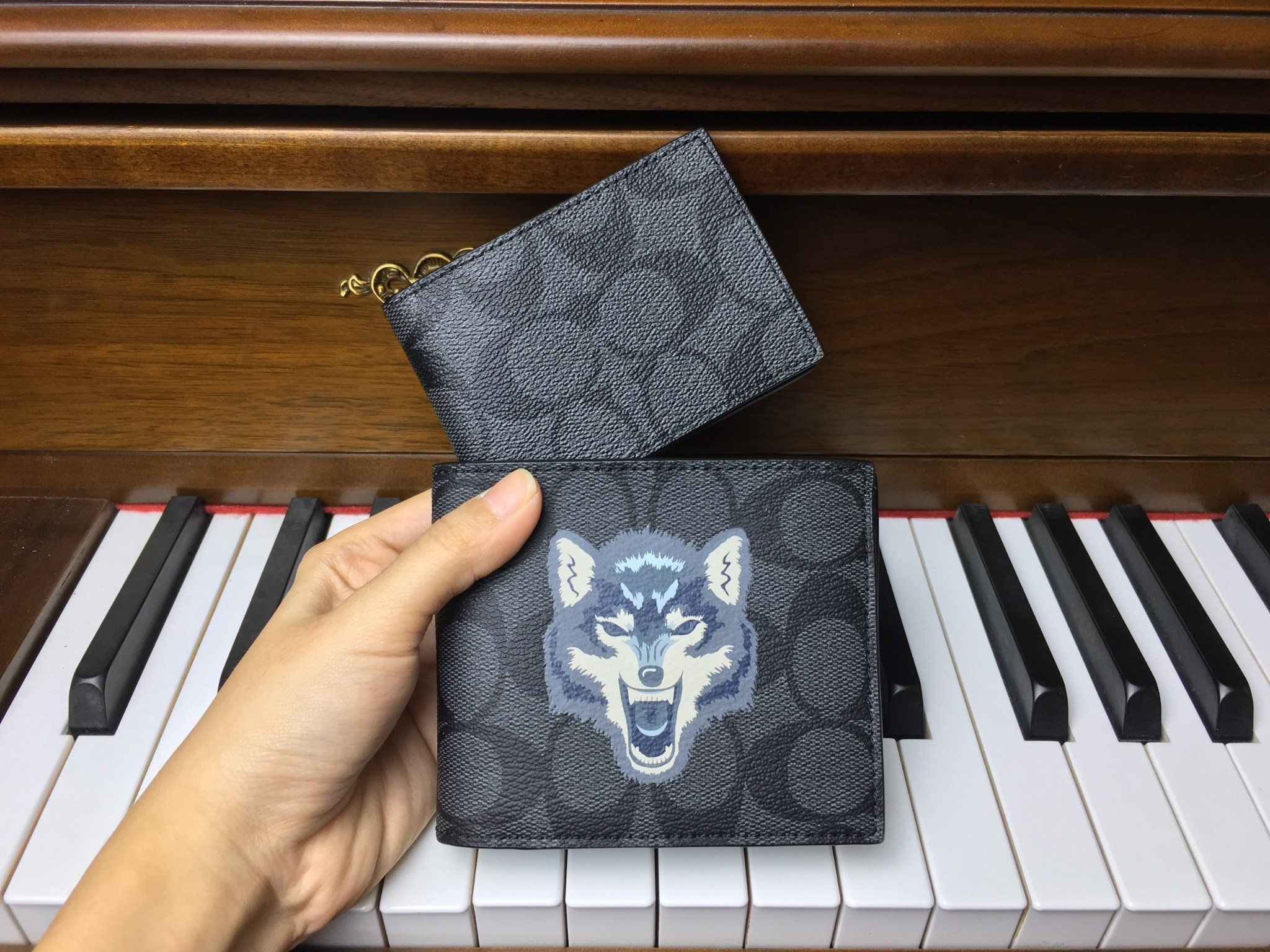  03966 - HÀNG CHÍNH HÃNG - VÍ COACH Nam NGẮN 850K - 3 in 1 