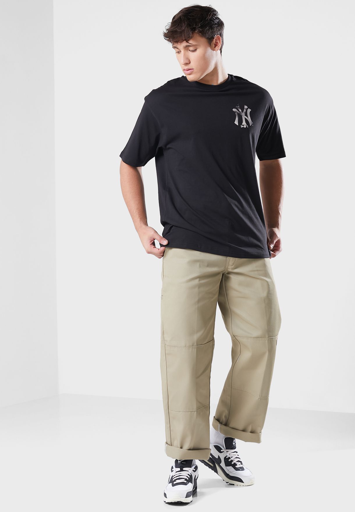  0967 - HÀNG CHÍNH HÃNG - ÁO THUN NEW ERA - METALLIC- BẠC- CODE : 60292354 