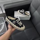  0400 - HÀNG CHÍNH HÃNG - GIÀY MULE *ĐẠP GÓT* Monogram Màu ĐEN  - *MONO ĐEN* - 2023** - Code: 32SHSM111-50L 