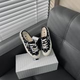  0400 - HÀNG CHÍNH HÃNG - GIÀY MULE *ĐẠP GÓT* Monogram Màu ĐEN  - *MONO ĐEN* - 2023** - Code: 32SHSM111-50L 